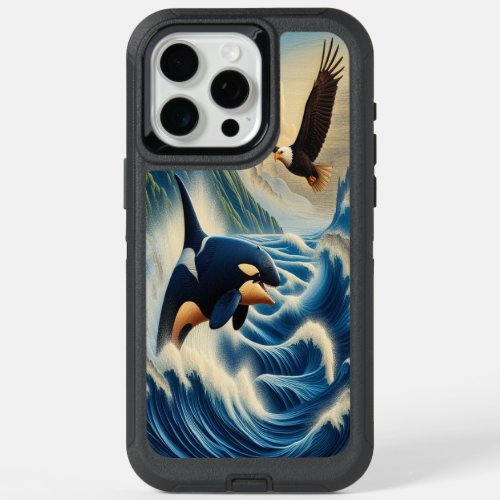 Majestic Orca Leaping iPhone 15 Pro Max Case