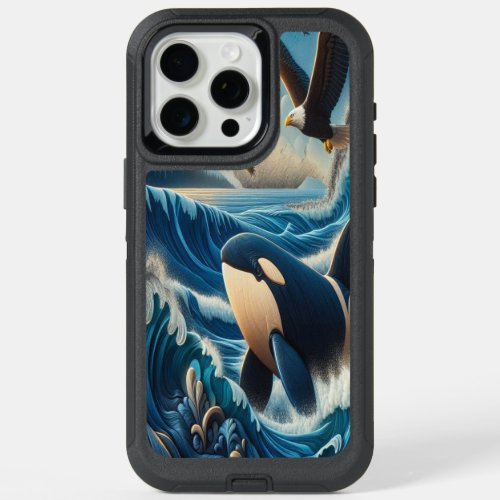 Majestic Orca Ocean Symphony iPhone 15 Pro Max Case