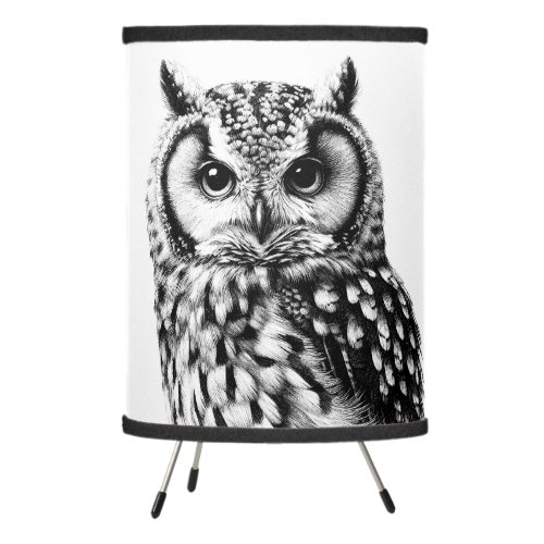 Majestic Owl Desk Lamp _ Owl Themed Office Dcor