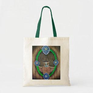 Majestic Owl Marker drawing Tote Bag