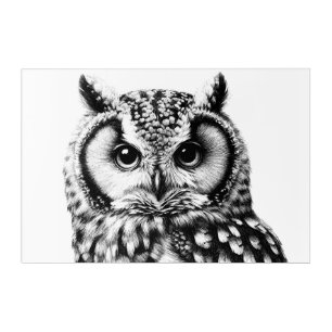 Majestic Owl Portrait 30x20" Large Acrylic Wall Ar Print