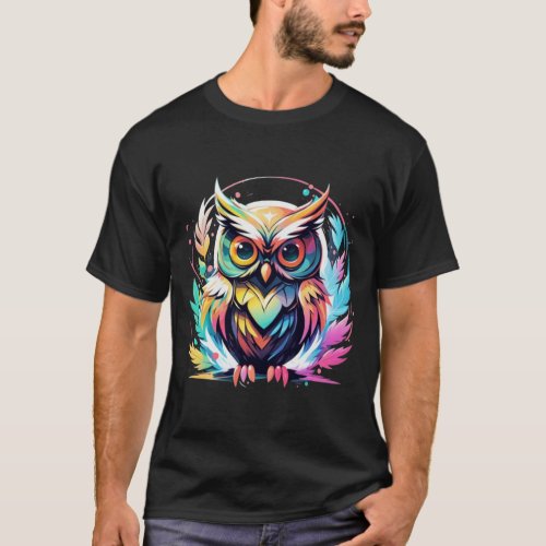 Majestic Owl T_shirt