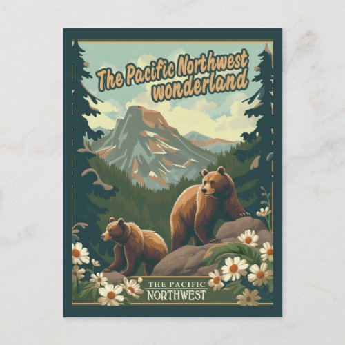 Majestic Pacific Northwest Postcard