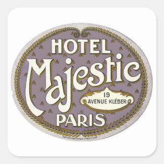 Majestic, Paris Sticker