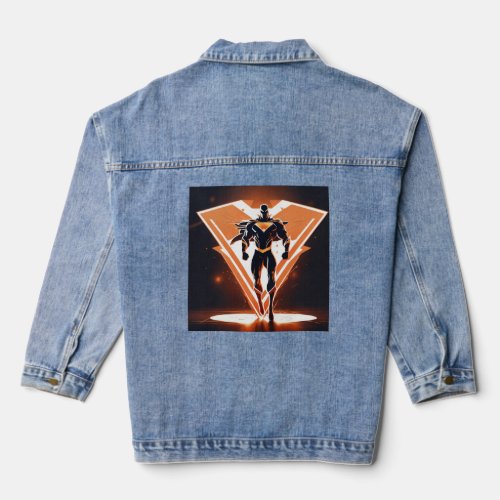 Majestic Patriot Bald Eagle Freedom Denim Jacket