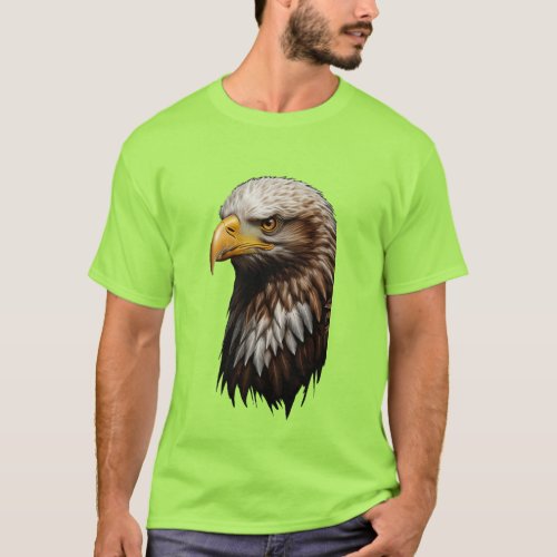 Majestic Patriot Bald Eagle T_Shirt