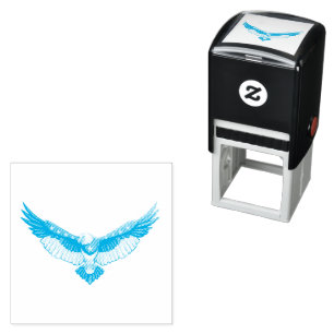 Majestic Patriotic Flying Bald Eagle – American Self-inking Stamp