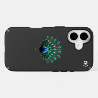Majestic Peacock iPhone 16 Case
