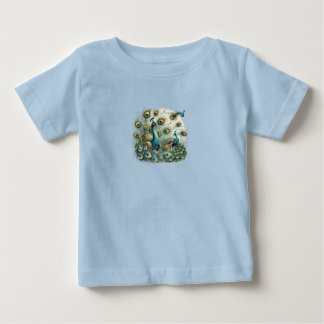 Majestic Peacocks – Vibrant Feather Display T-Shir Baby T-Shirt
