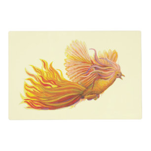 Majestic Phoenix Bird Placemat