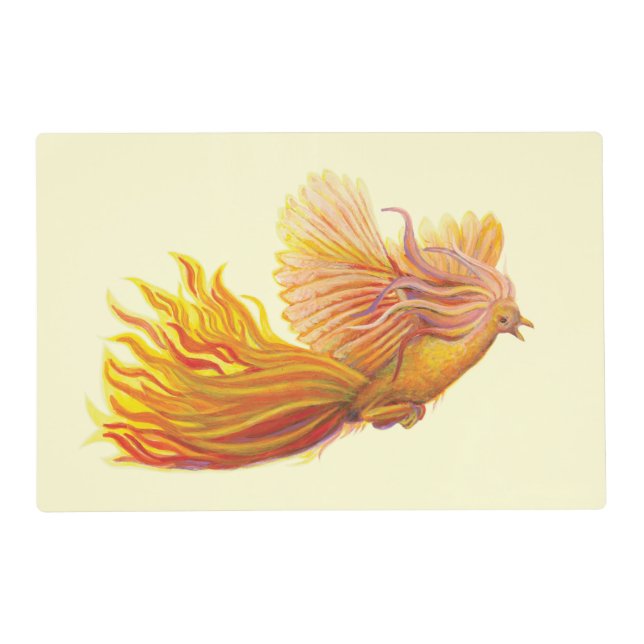 Majestic Phoenix Bird   Placemat (Front)