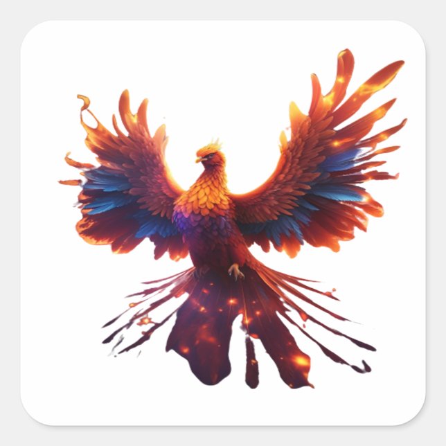 Majestic Phoenix Sticker (Front)