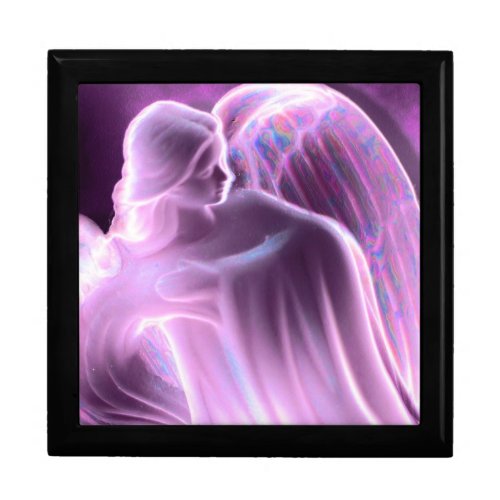 Majestic Pink Angel Keepsake Box