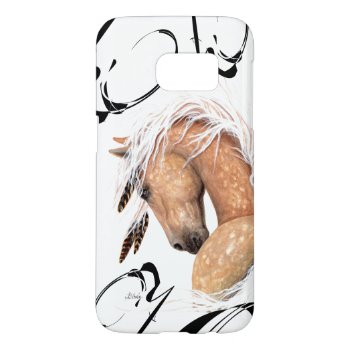 Majestic Pinto Horse Cell Case By Bihrle by AmyLynBihrle at Zazzle