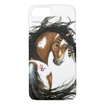 Majestic Pinto Horse Iphone 7 Case by AmyLynBihrle at Zazzle