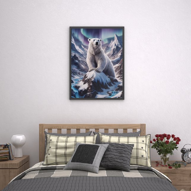 Majestic Polar Bear at Summit  Poster (Creator Uploaded)