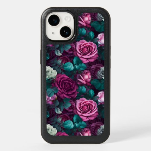 Majestic Purple Rose Garden Elegance and Romance OtterBox iPhone 14 Case