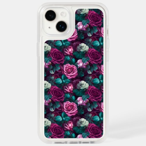 Majestic Purple Rose Garden Elegance and Romance OtterBox iPhone 14 Plus Case