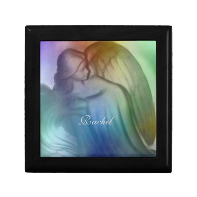 Majestic Rainbow Angel keepsake Box (Front)