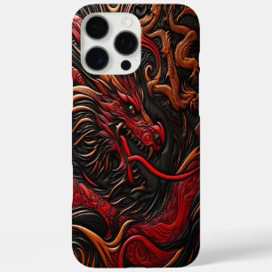 Majestic Red Dragon Design iPhone 16 Pro Max Case