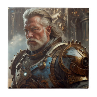 Majestic Regal Steampunk King Ceramic Tile