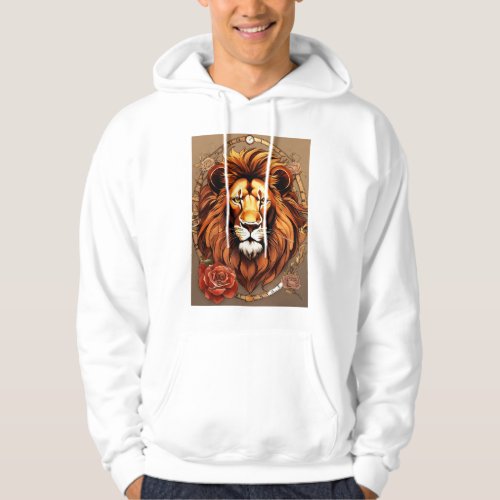 Majestic Roar Beautiful Lion Printed Hoodies Hoodie
