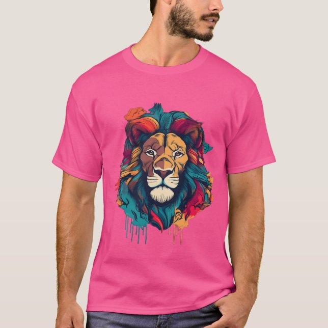 "Majestic Roar - Bold & Artistic T-Shirts" T-Shirt (Front)