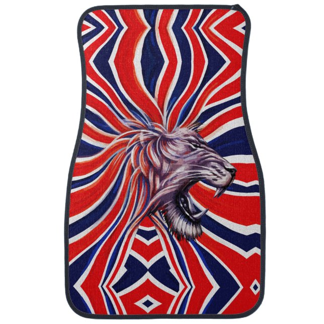 Majestic Roar Car Floor Mat (Front)