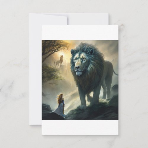 Majestic Roar Lion and Guardian_Themed Invitation