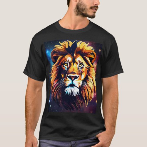 Majestic Roar Lion Tattoo Design T_Shirt T_Shirt