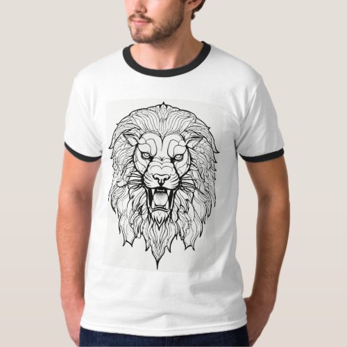 Majestic Roar Tee Lion Edition T_Shirt