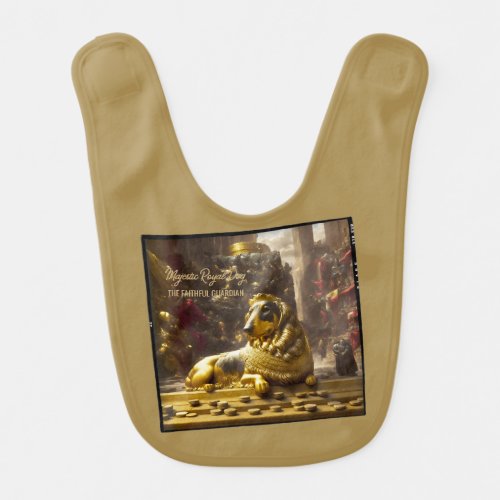 Majestic Royal Dog Baby Bib