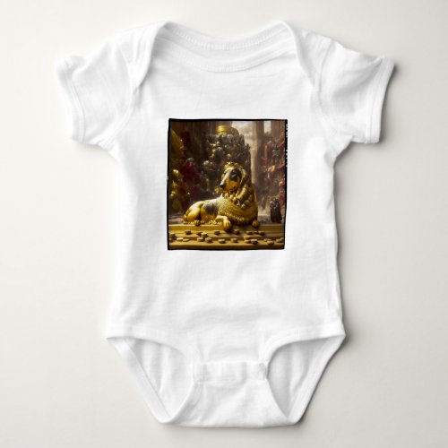 Majestic Royal Dog Baby Bodysuit