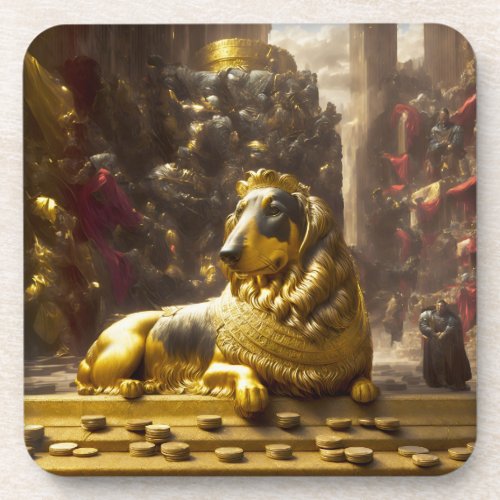 Majestic Royal Dog Beverage Coaster