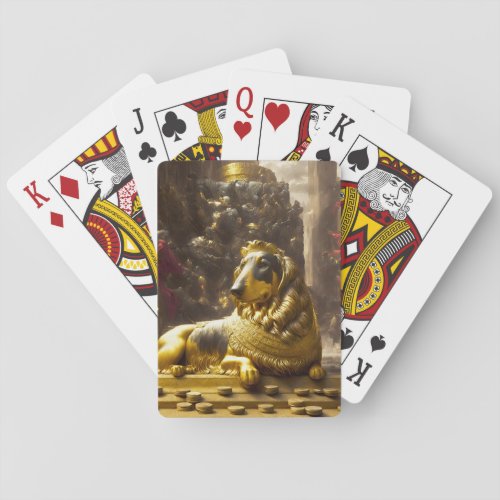 Majestic Royal Dog Poker Cards