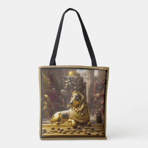 Majestic Royal Dog Tote Bag