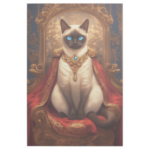 Majestic Royal Siamese Cat Portrait Gallery Wrap