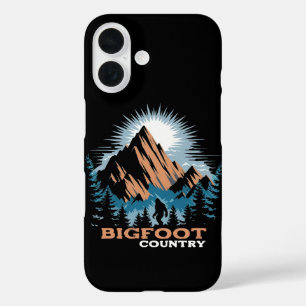Majestic Sasquatch with Mountains iPhone 16 Case