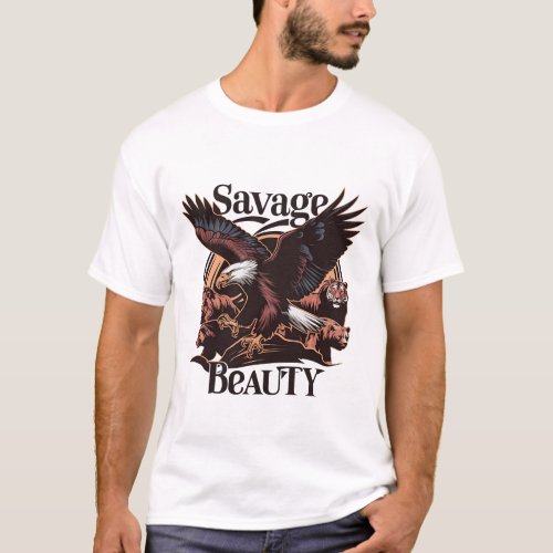 Majestic Savage Beauty T_Shirt