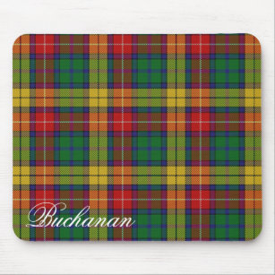 Majestic Scottish Clan Buchanan Tartan Mouse Pad