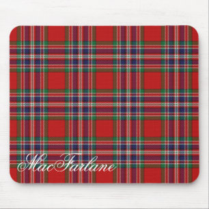Majestic Scottish Clan MacFarlane Tartan Mouse Pad