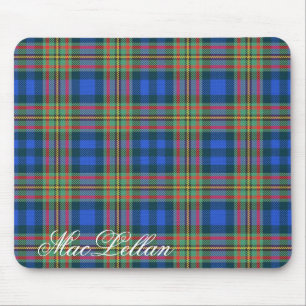 Majestic Scottish Clan MacLellan Tartan Mouse Pad