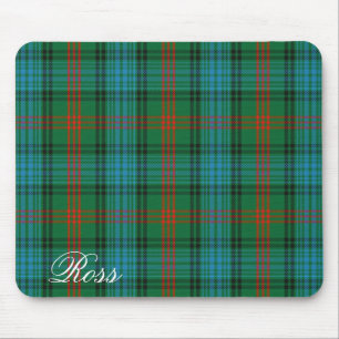 Majestic Scottish Clan Ross Tartan Mouse Pad