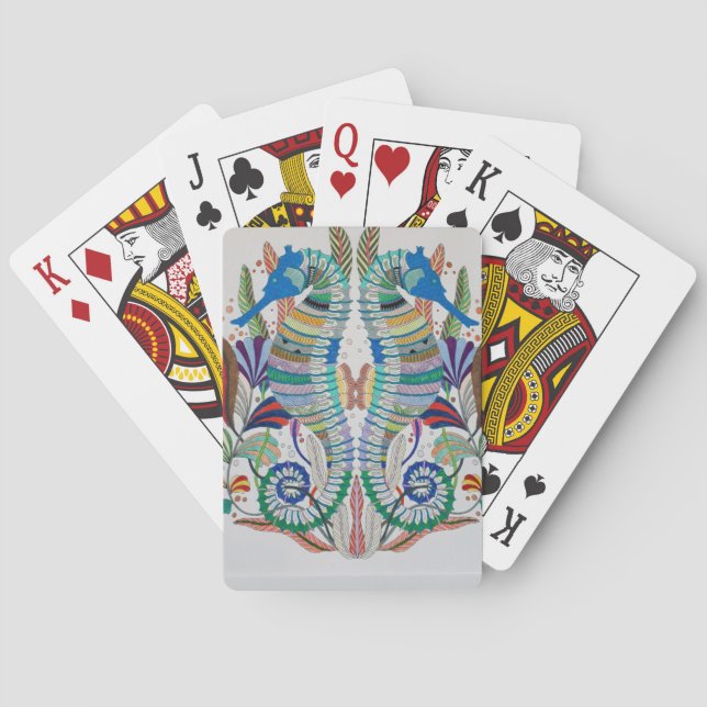 Majestic Seahorse Playing Cards (Back)