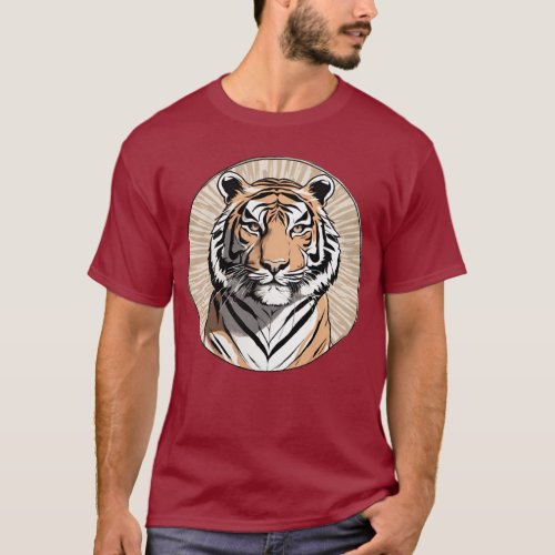 Majestic Siberian tiger T_Shirt