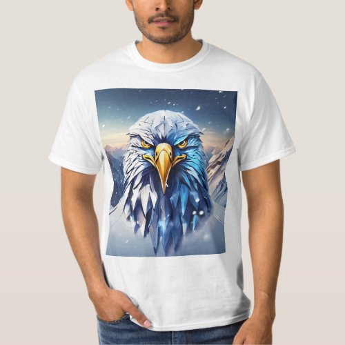 Majestic snow style logo t_shirt 