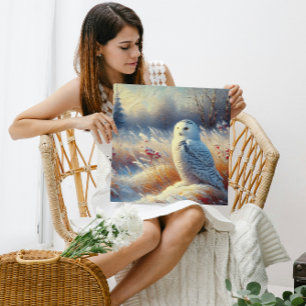 Majestic Snowy Owl in the Wilderness Acrylic Print