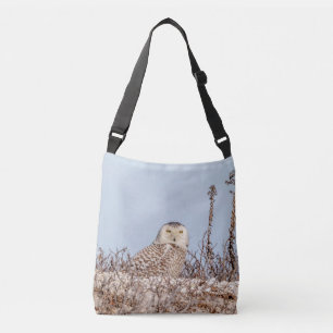 Majestic Snowy Owl of the Connecticut Coast Crossbody Bag