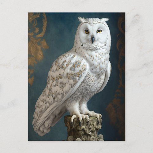 Majestic Snowy Owl Postcard