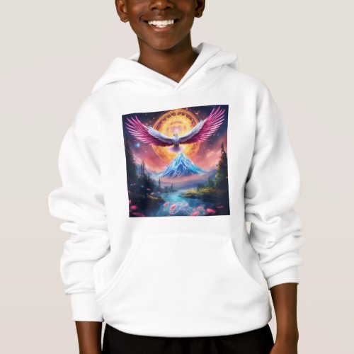 Majestic Soar Crystal Wings Collection T_Shirt Hoodie